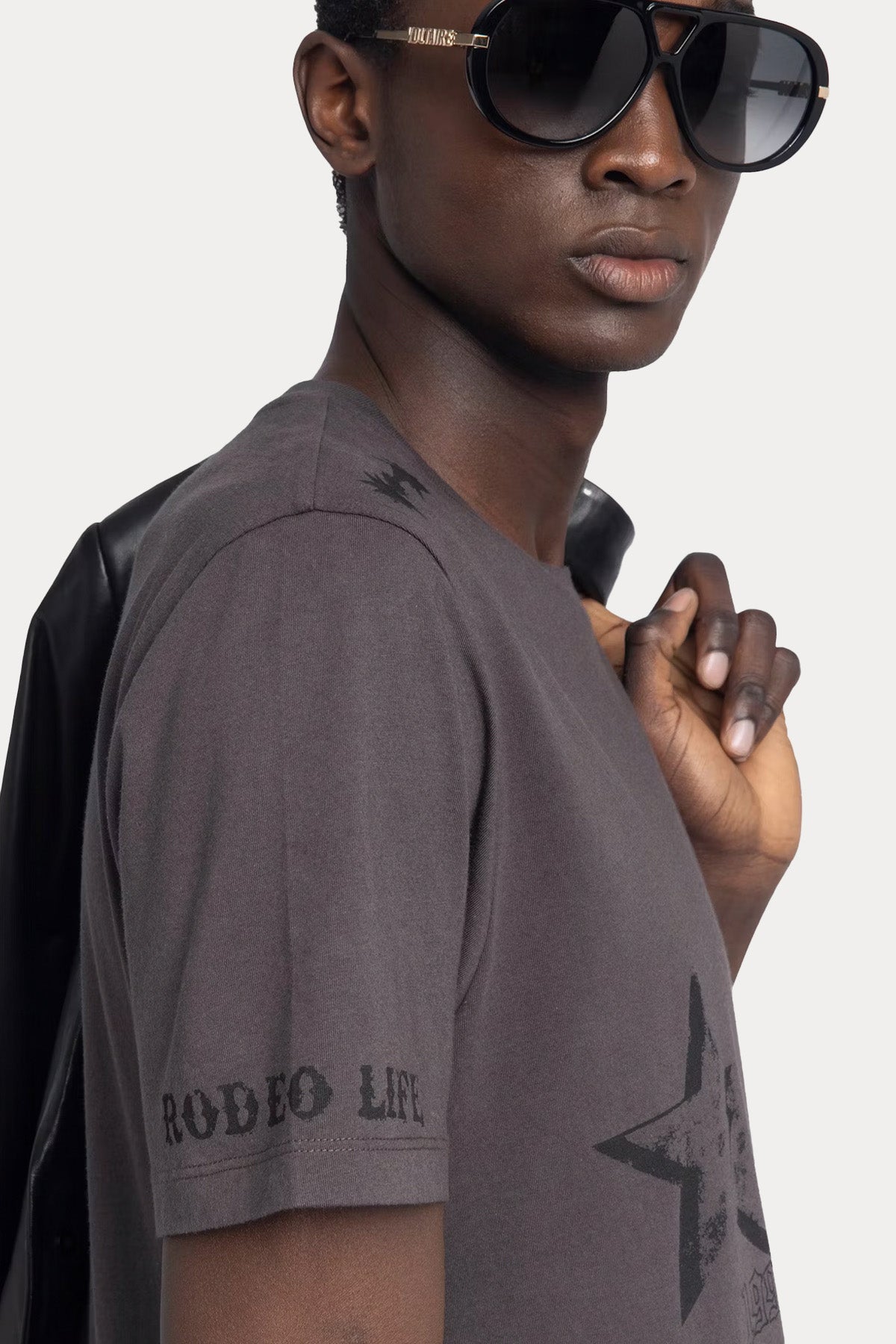 Zadig & Voltaire Relaxed Fit Yuvarlak Yaka Logo Desenli T-shirt