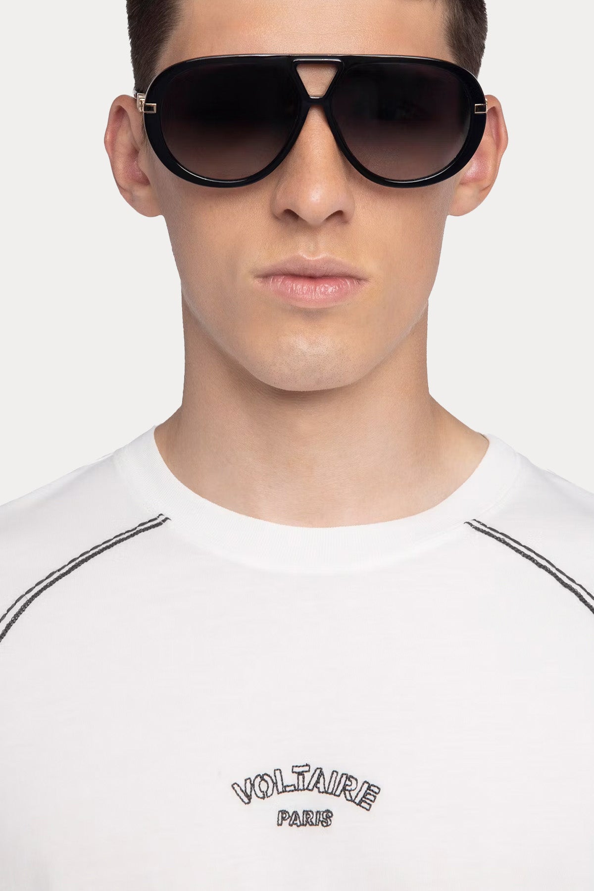 Zadig & Voltaire Regular Fit Yuvarlak Yaka Logolu T-shirt