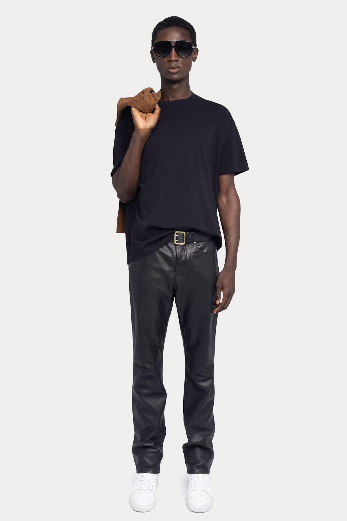 Zadig & Voltaire Relaxed Fit Sırtta Troklu Kuru Kafa Logolu T-shirt