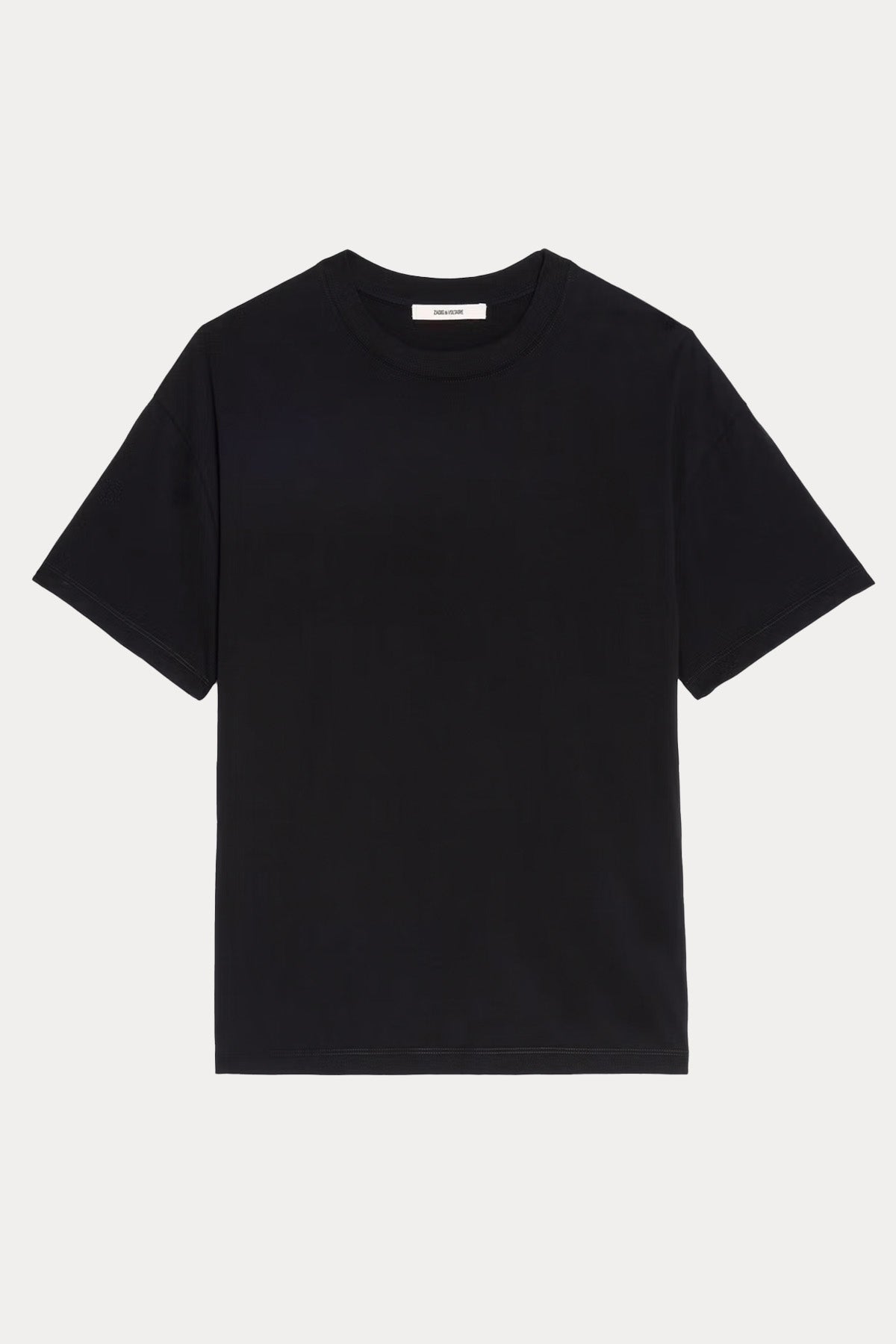 Zadig & Voltaire Relaxed Fit Sırtta Troklu Kuru Kafa Logolu T-shirt