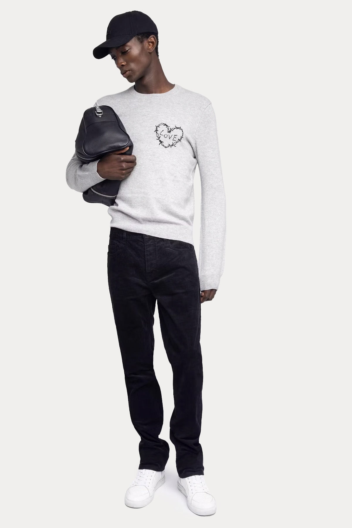 Zadig & Voltaire Relaxed Fit Kaşmir İnce Örgü Yün Triko