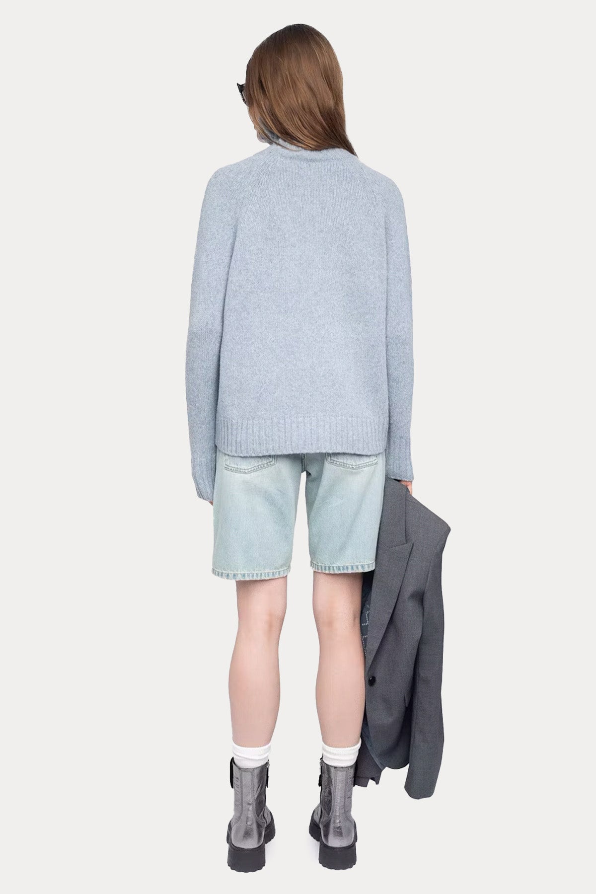 Zadig & Voltaire Comfort Fit Balıkçı Yaka Örgü Yün Triko