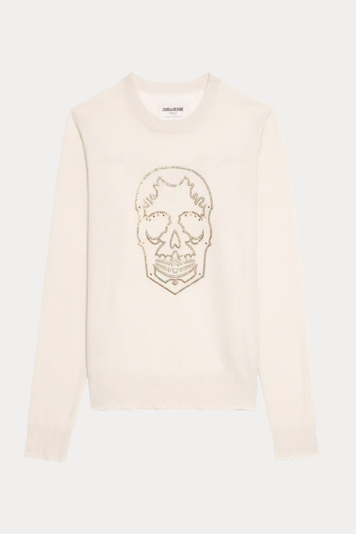 Zadig & Voltaire Trok Kuru Kafa Logolu Kaşmir Örgü Triko