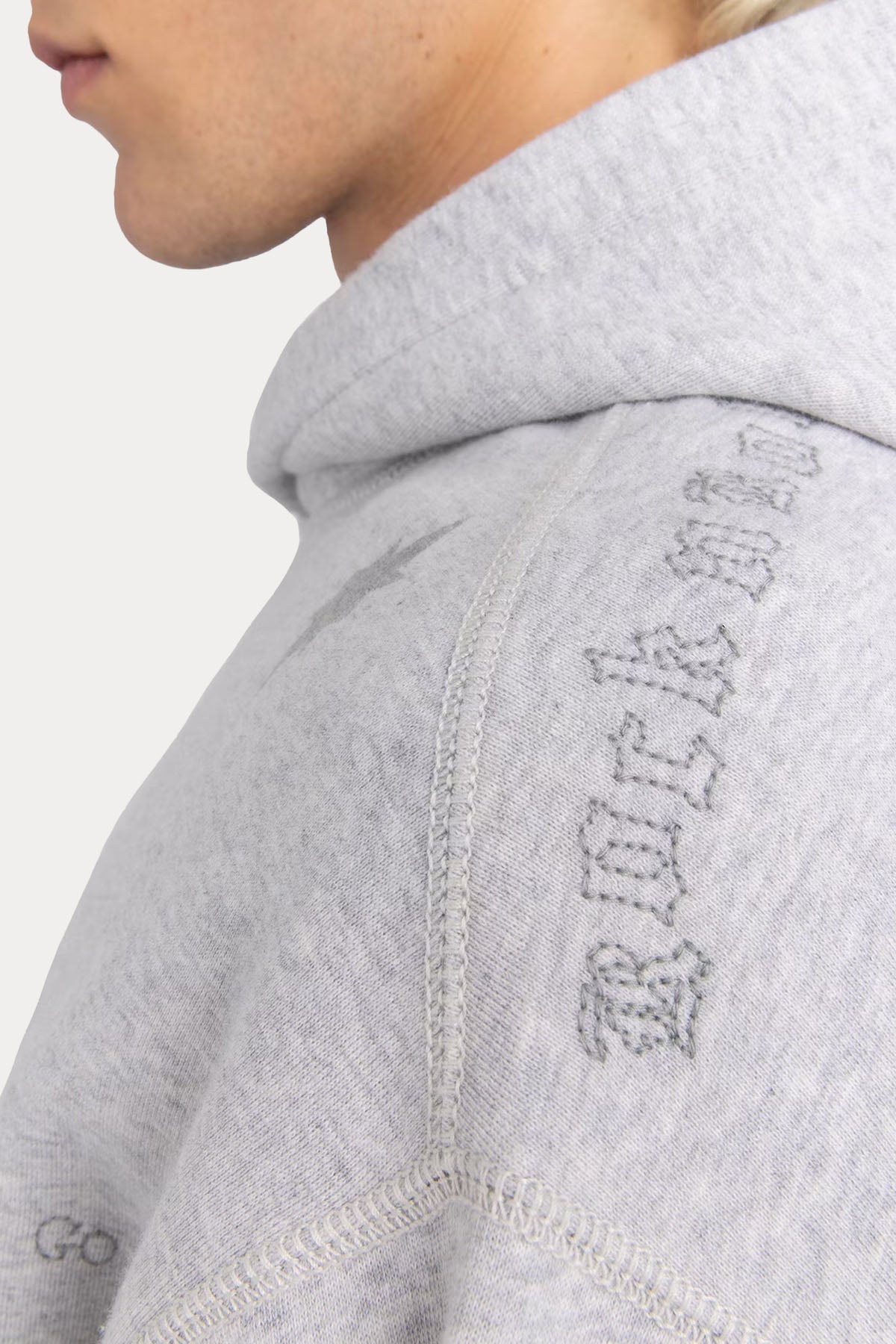 Zadig & Voltaire Relaxed Fit Şardonlu Kapüşonlu Sweatshirt