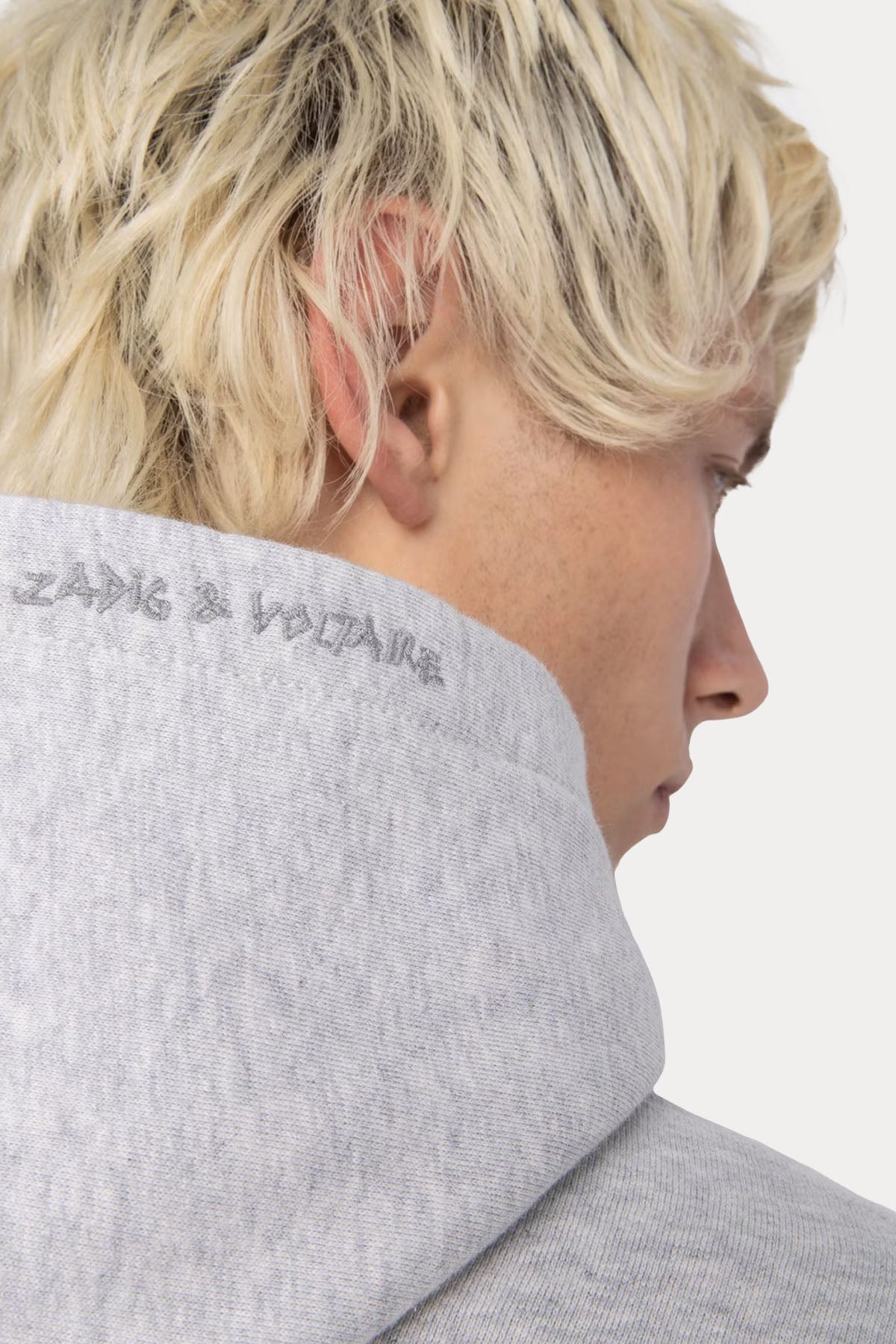 Zadig & Voltaire Relaxed Fit Şardonlu Kapüşonlu Sweatshirt