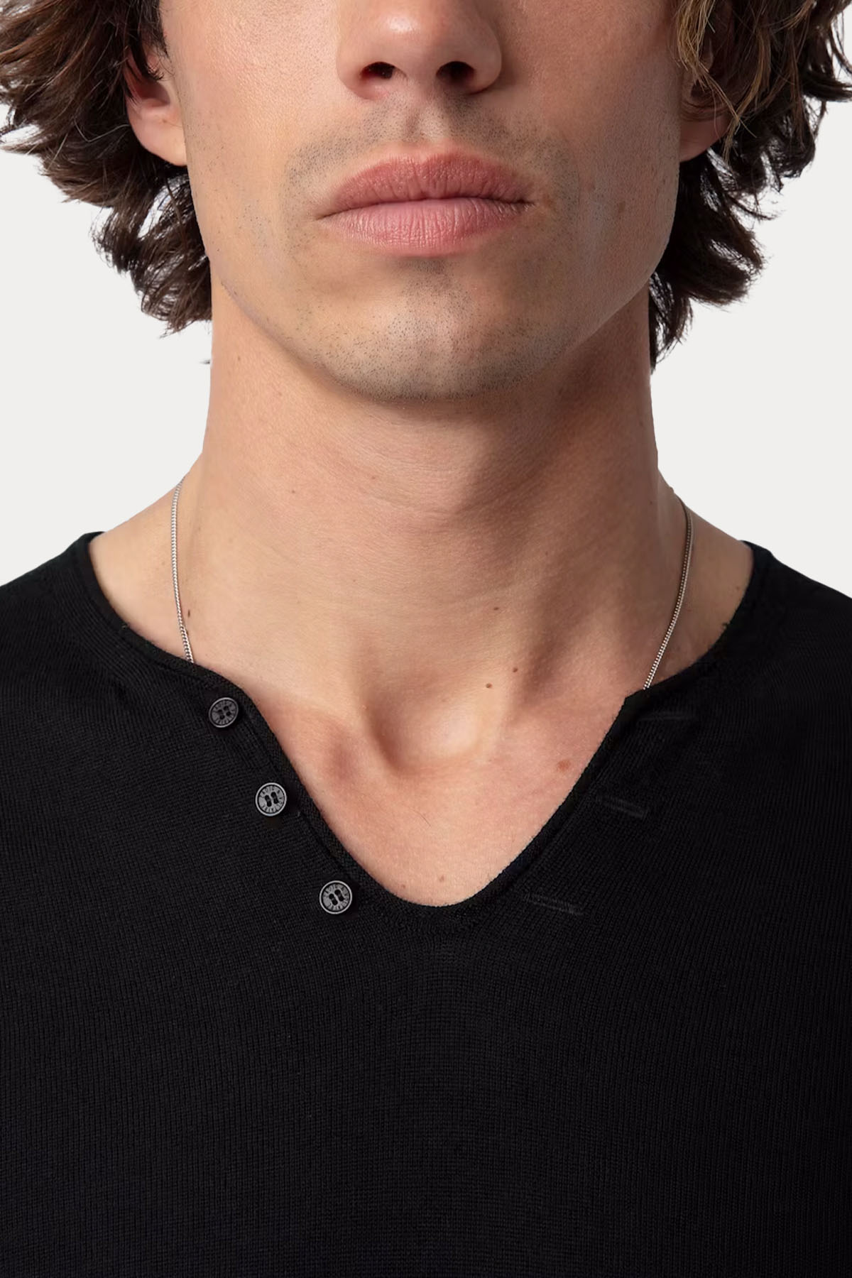 Zadig & Voltaire Comfort Fit İnce Örgü Yün Triko