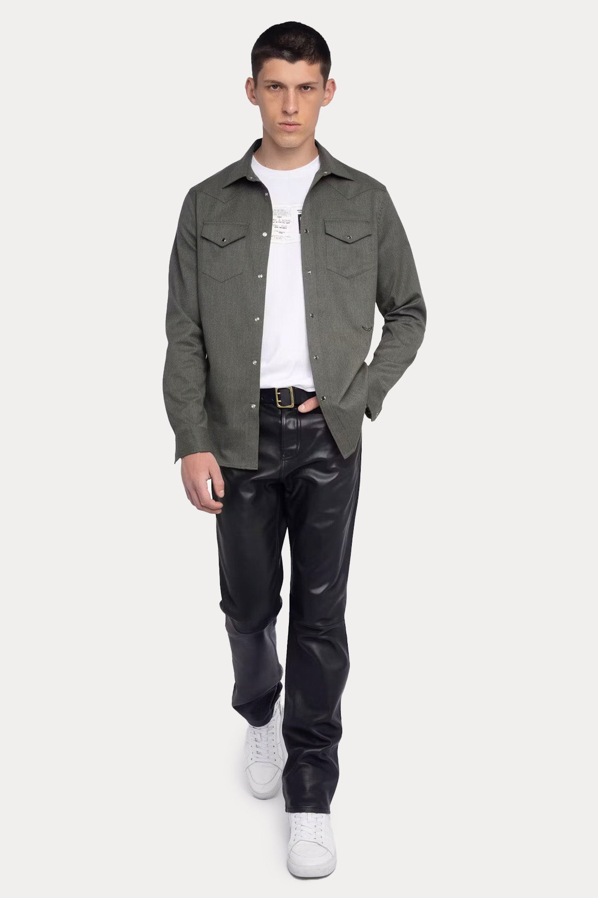 Zadig & Voltaire Relaxed Fit Cep Detaylı Gömlek