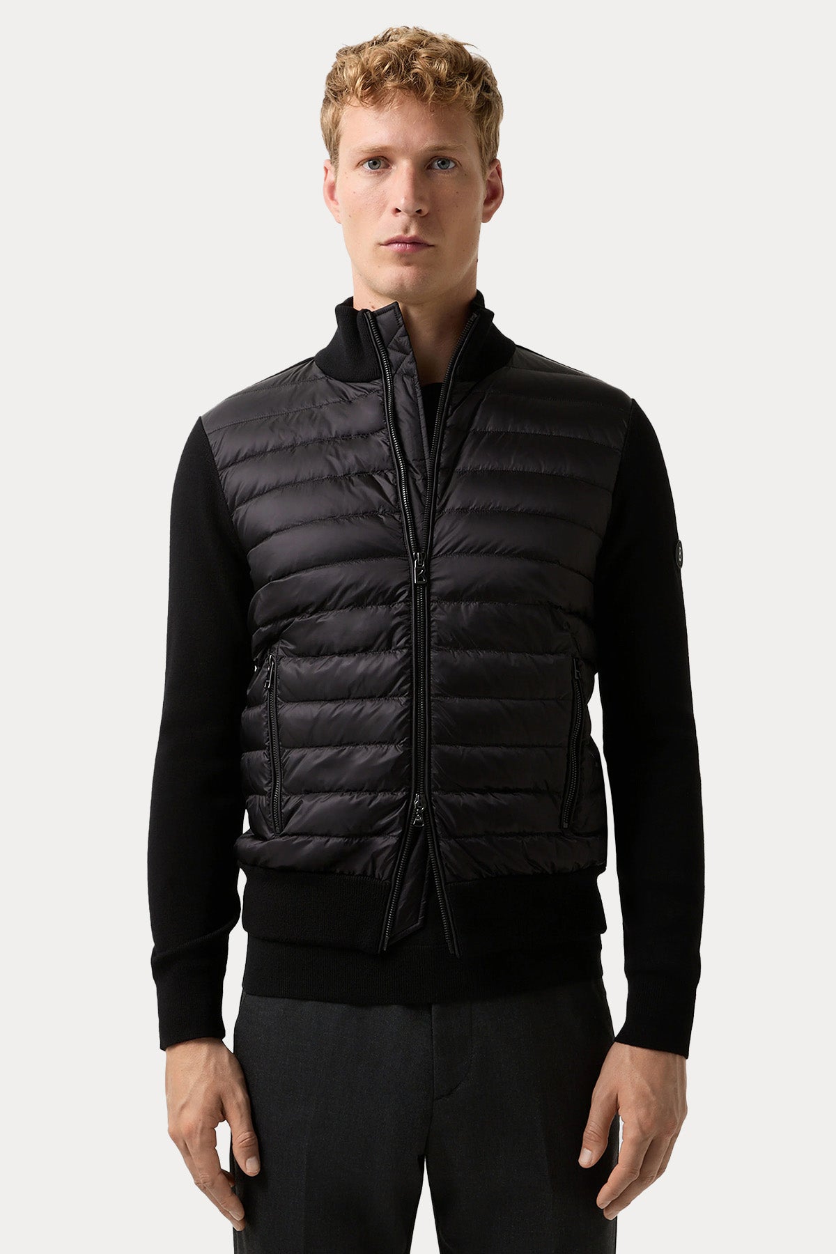 Bogner Zisco Dik Yaka Puffer Yün Ceket