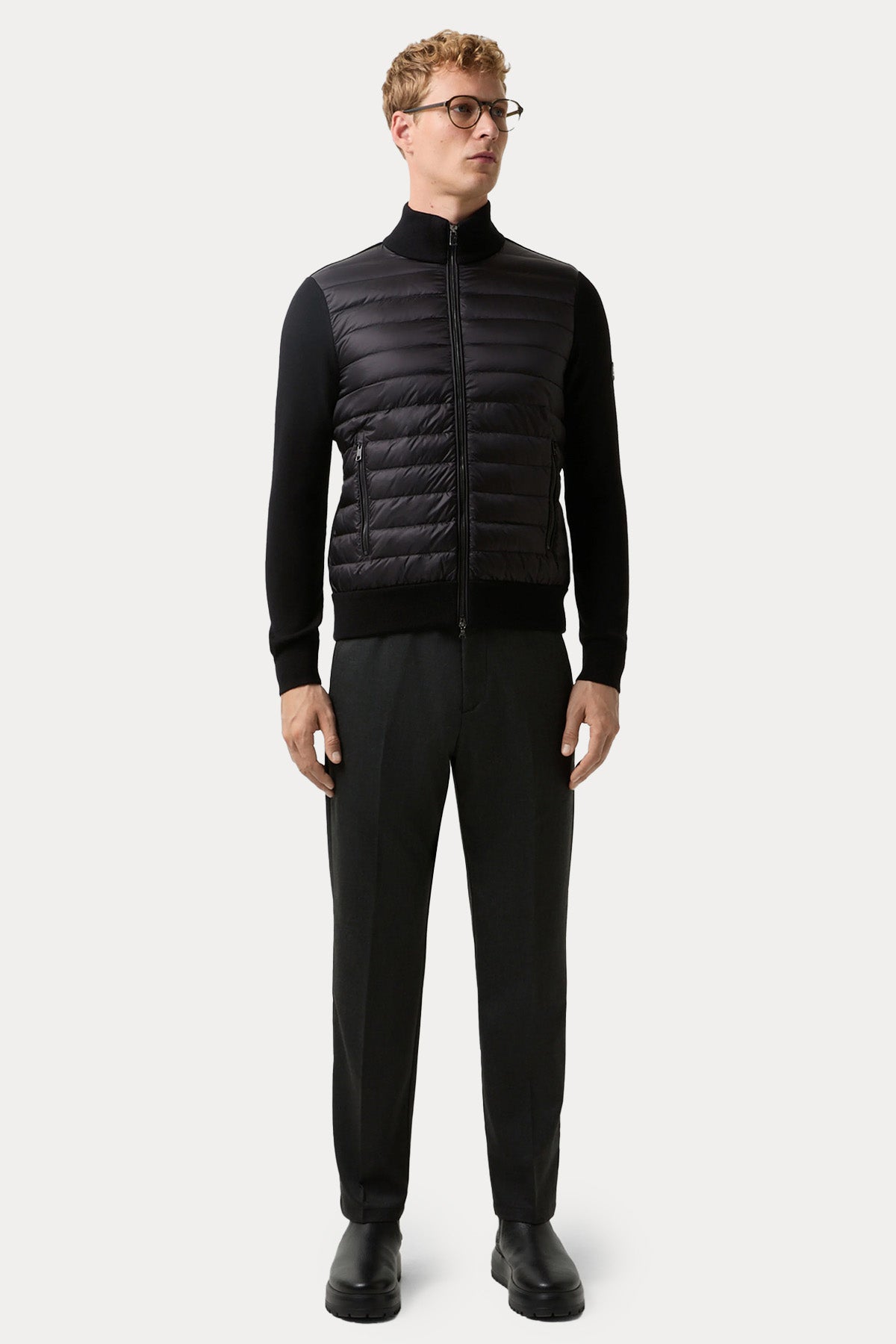 Bogner Zisco Dik Yaka Puffer Yün Ceket