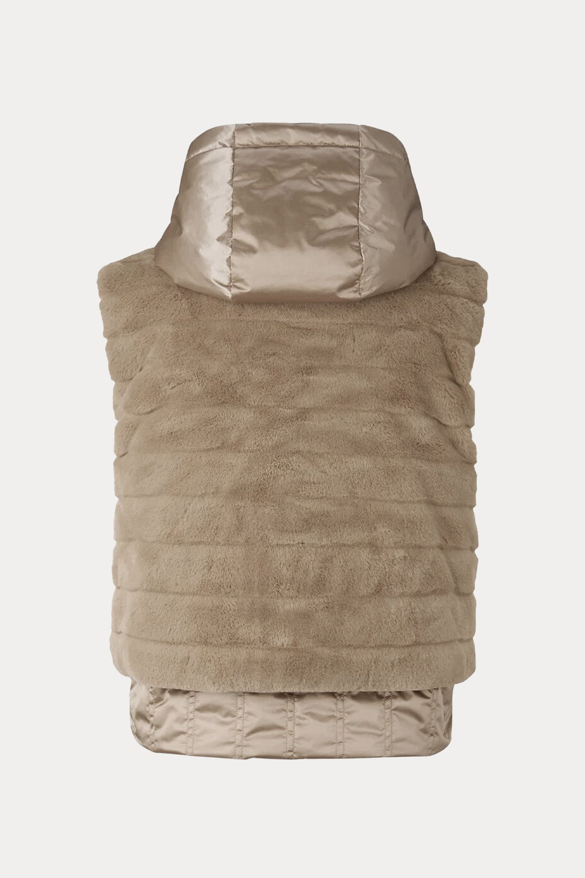 Bogner Yumi Kapüşonlu Puffer Peluş Yelek