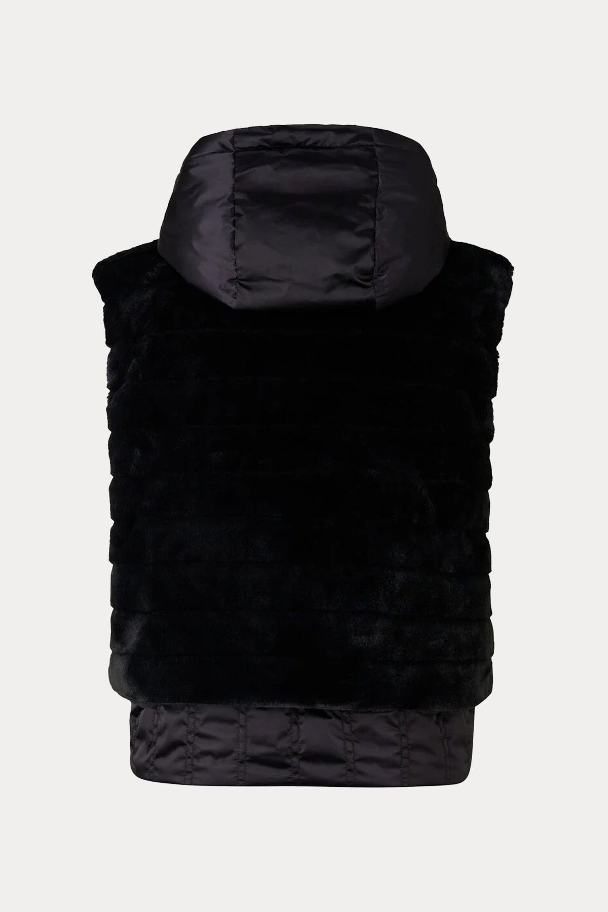 Bogner Yumi Kapüşonlu Puffer Peluş Yelek