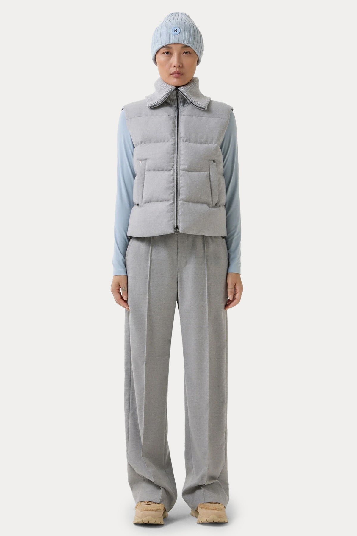 Bogner Eloise Puffer Yün Yelek-Yelek-Libas
