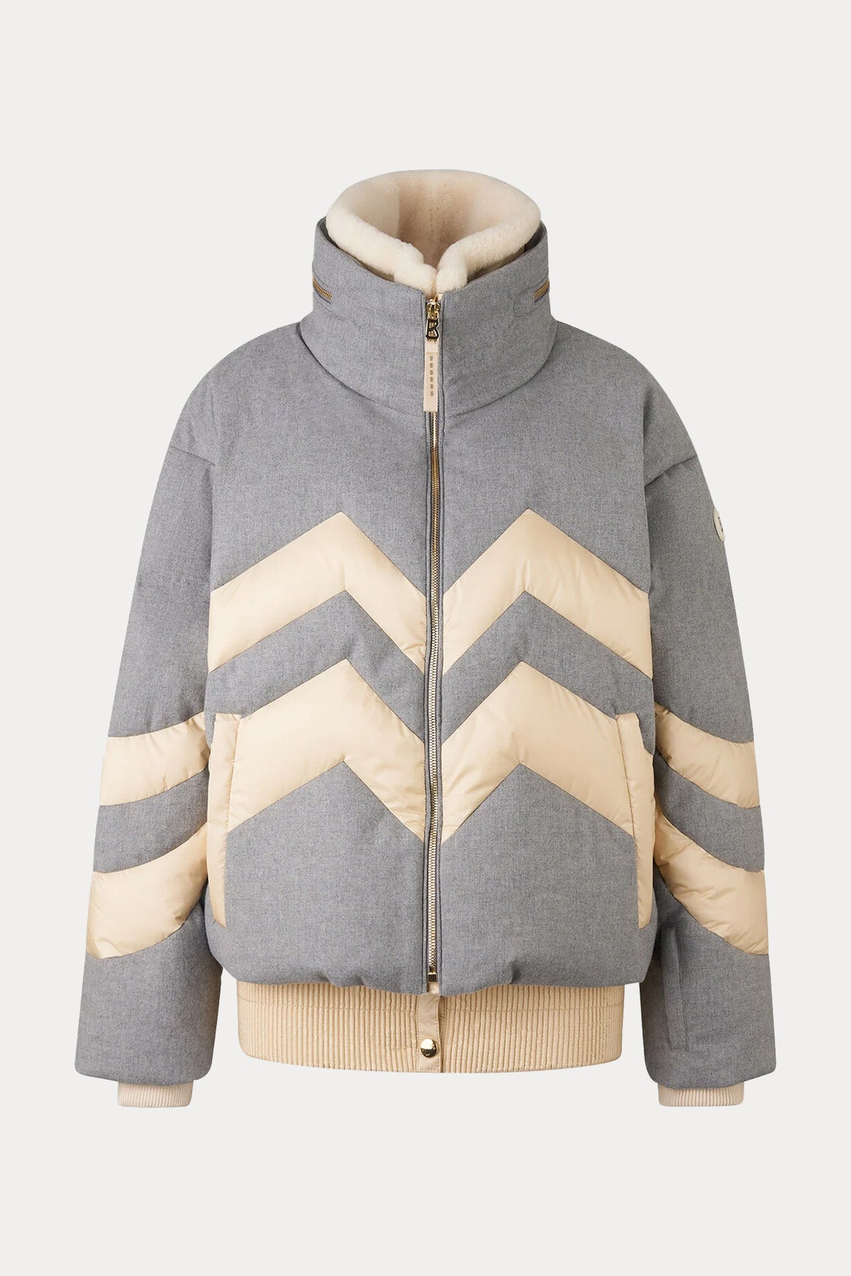 Bogner Valea Yakası Kürklü Puffer Kayak Montu