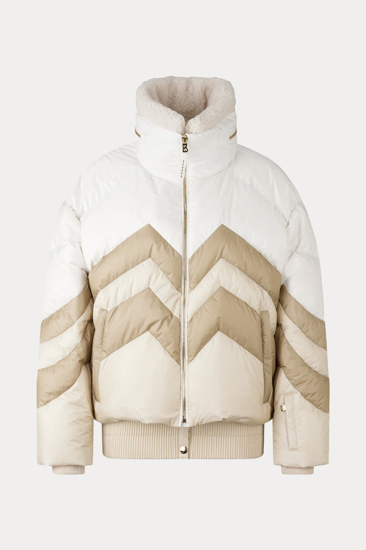 Bogner Valea Yakası Kürklü Puffer Kayak Montu