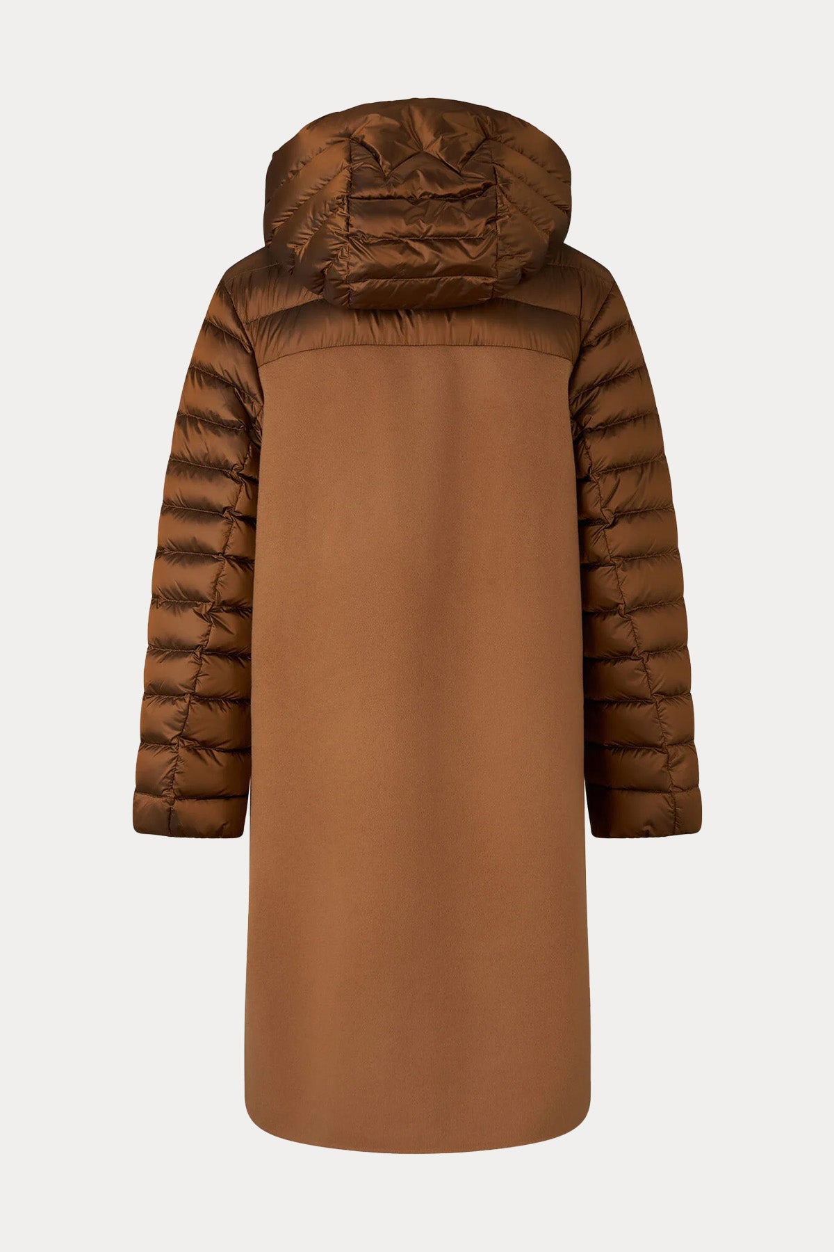 Bogner Isy Regular Fit Kapüşonlu Puffer Yün Kaban