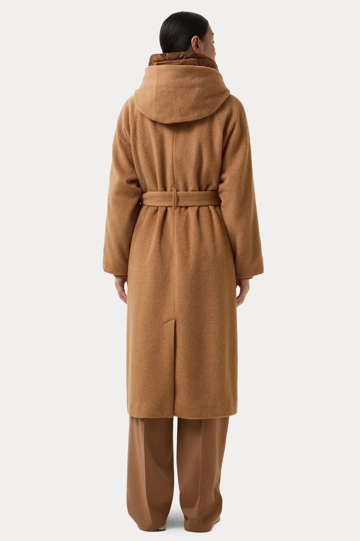 Bogner Runa Demonte Puffer İç Parçalı Kapüşonlu Yün Kaban