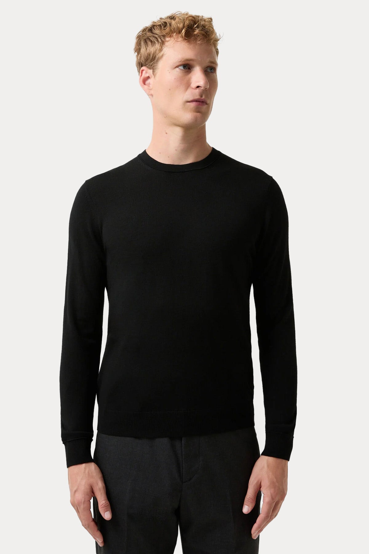 Bogner Ole Regular Fit İnce Örgü Yün Triko