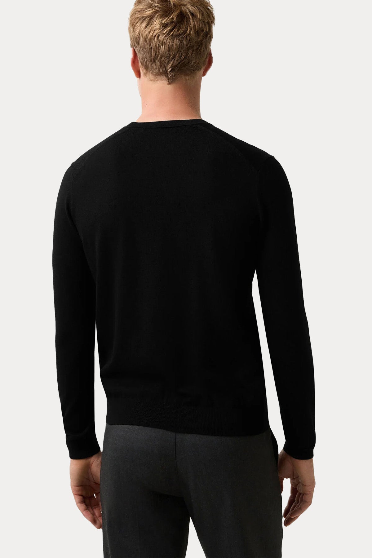 Bogner Ole Regular Fit İnce Örgü Yün Triko