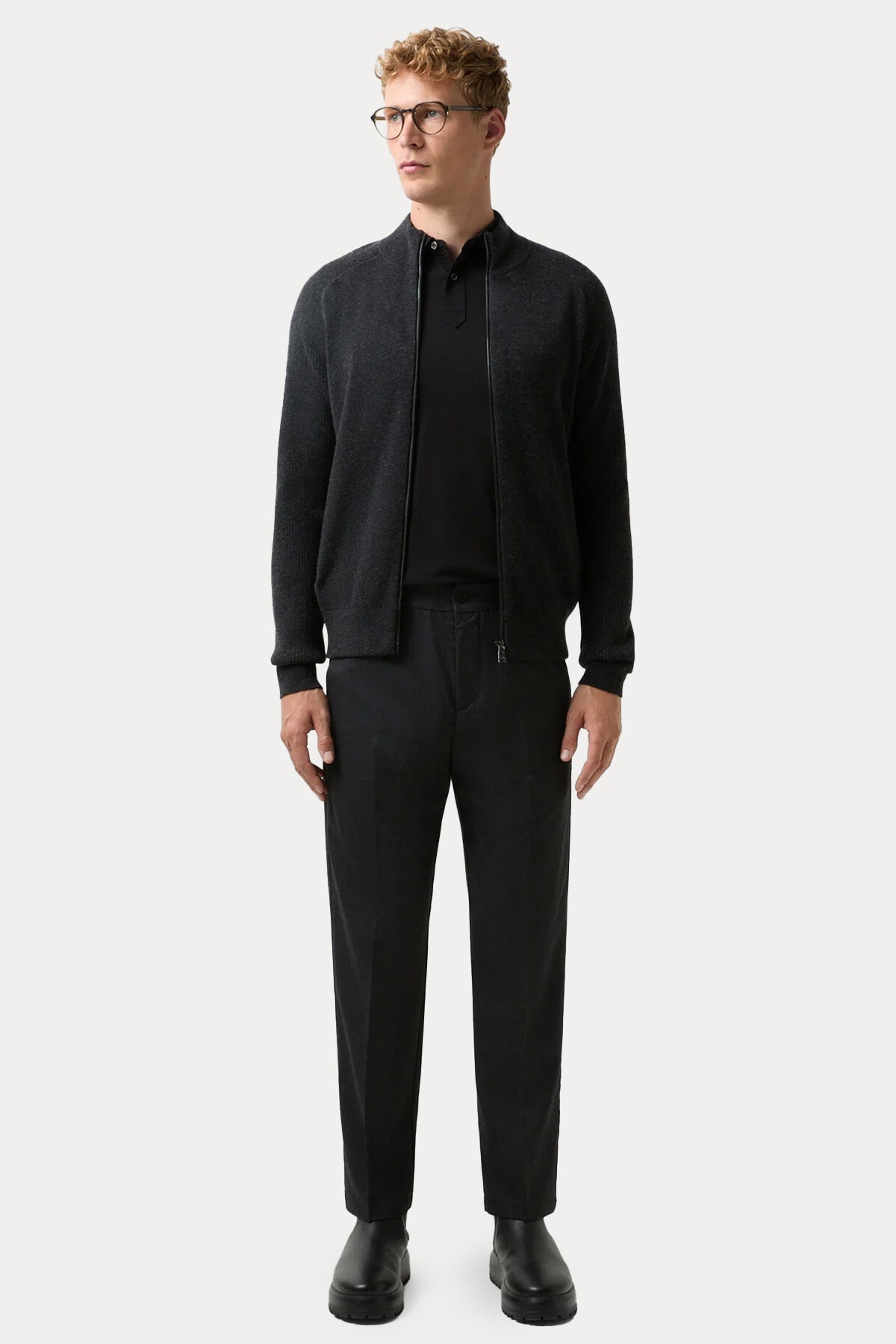 Bogner Marcus Beli Lastikli Yandan Cepli Yün Pantolon