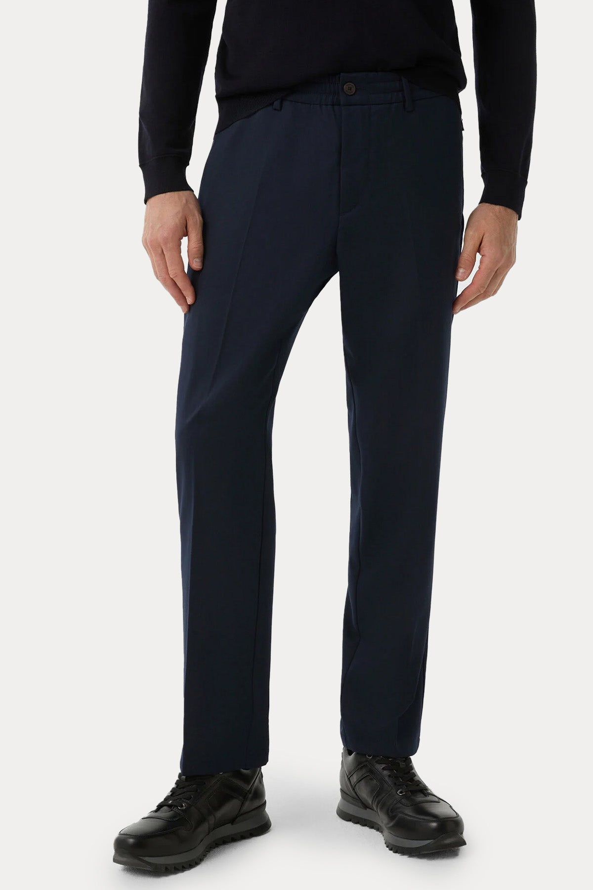 Bogner Marcus Beli Lastikli Yandan Cepli Yün Pantolon