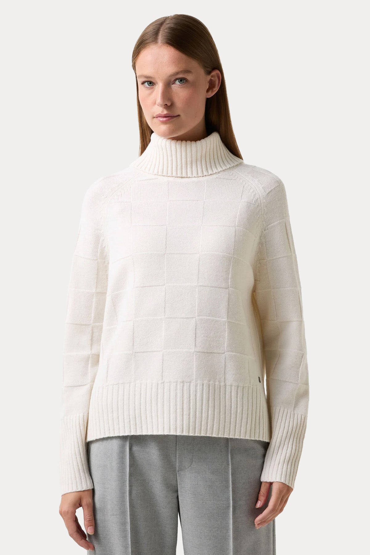 Bogner Lake Regular Fit Balıkçı Yaka Örgü Yün Triko