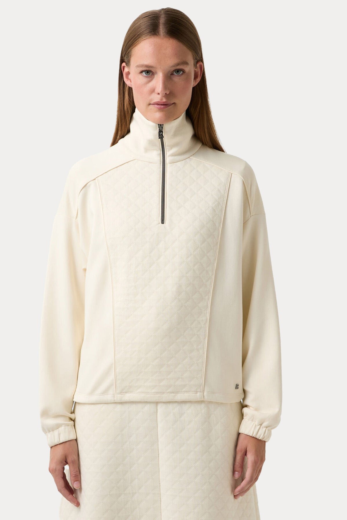 Bogner Meggi Regular Fit Fermuarlı Dik Yaka Sweatshirt