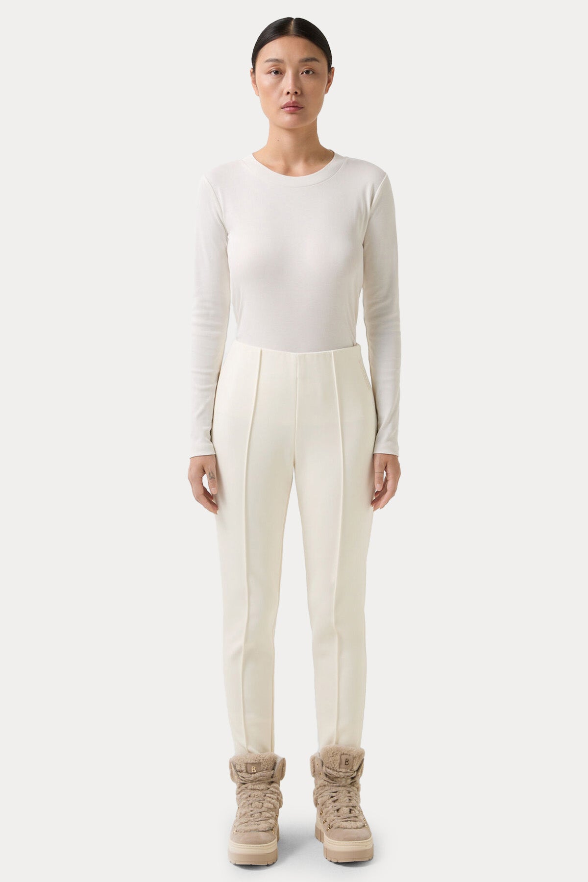 Bogner & Off White Elaine Slim Fit Streç Füzo Pantolon