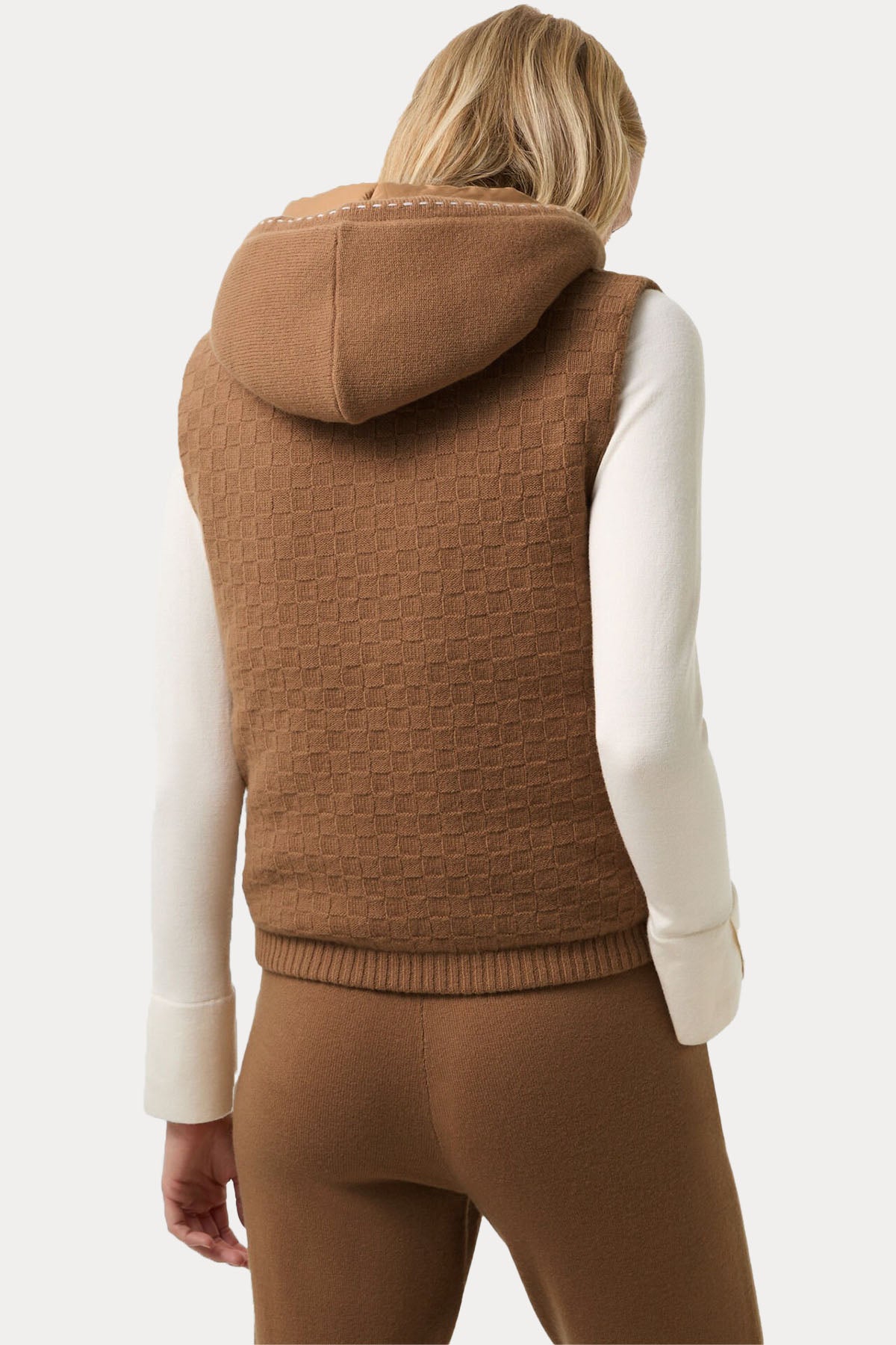 Bogner Lissity Regular Fit Kapüşonlu Puffer Yün Yelek