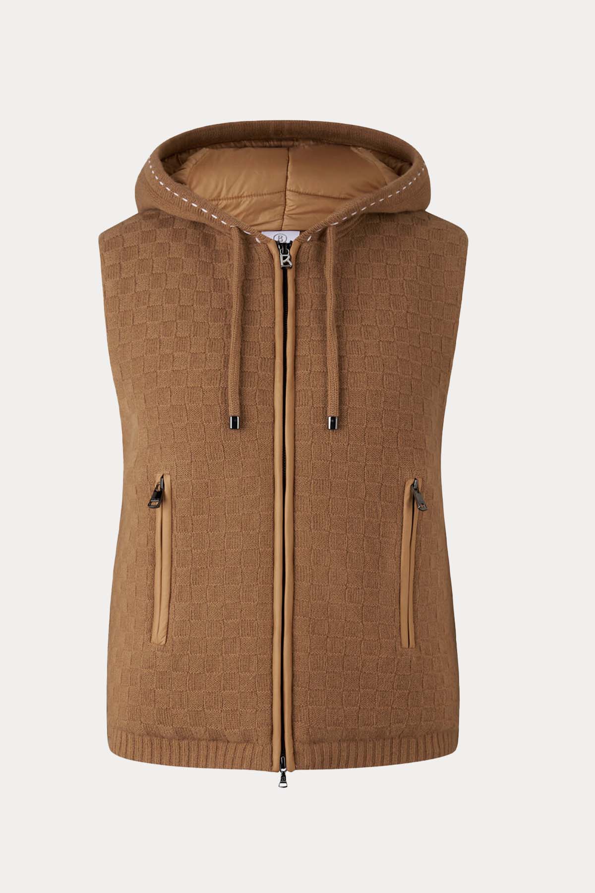 Bogner Lissity Regular Fit Kapüşonlu Puffer Yün Yelek