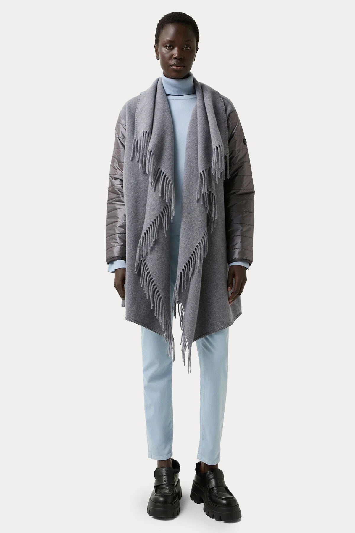 Bogner North Loose Fit Şal Yaka Puffer Yün Ceket