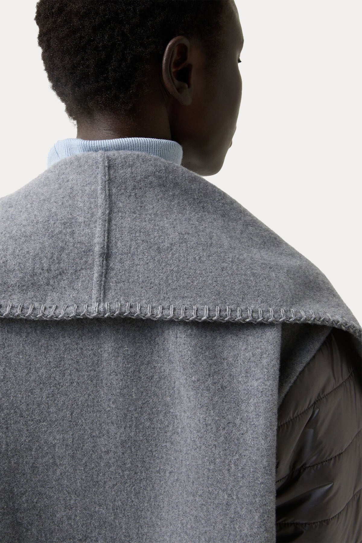 Bogner North Loose Fit Şal Yaka Puffer Yün Ceket