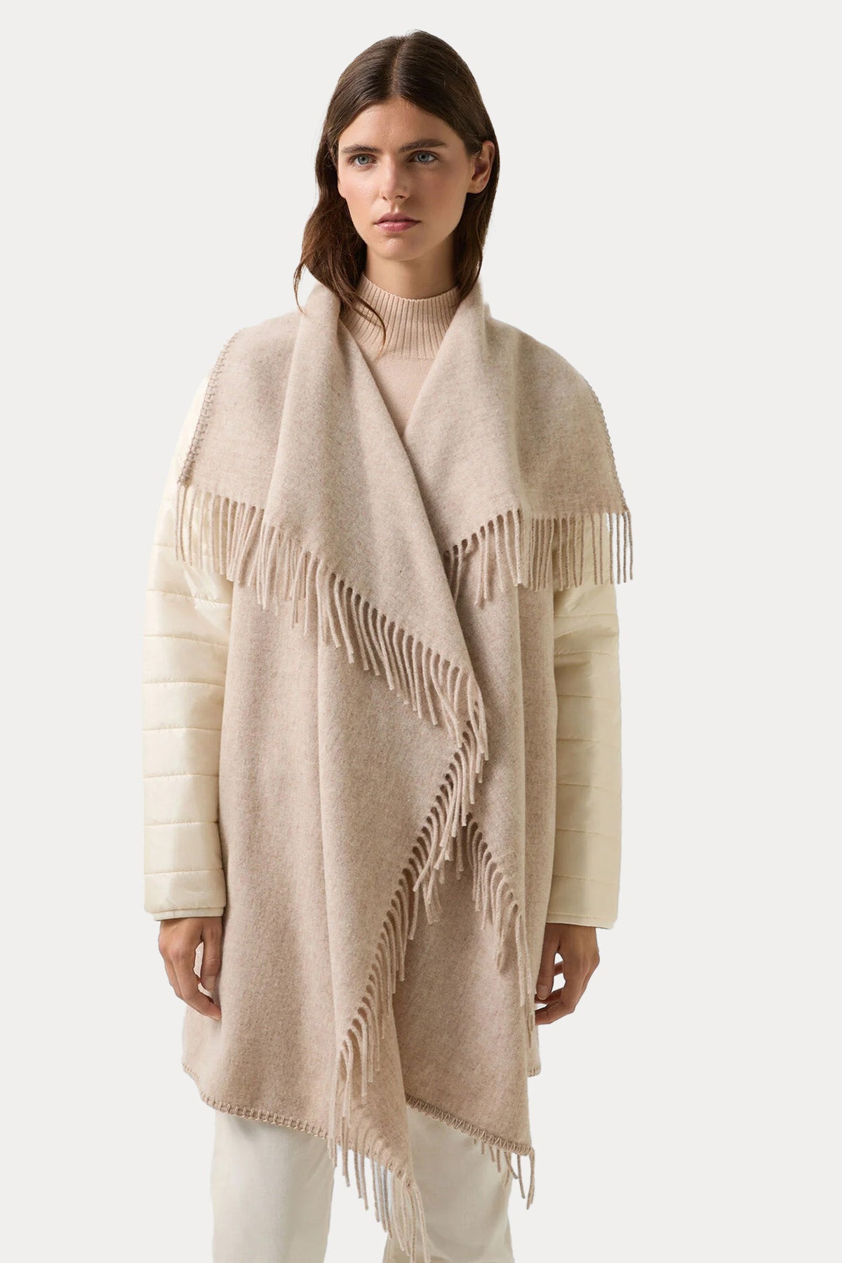 Bogner North Loose Fit Şal Yaka Puffer Yün Ceket