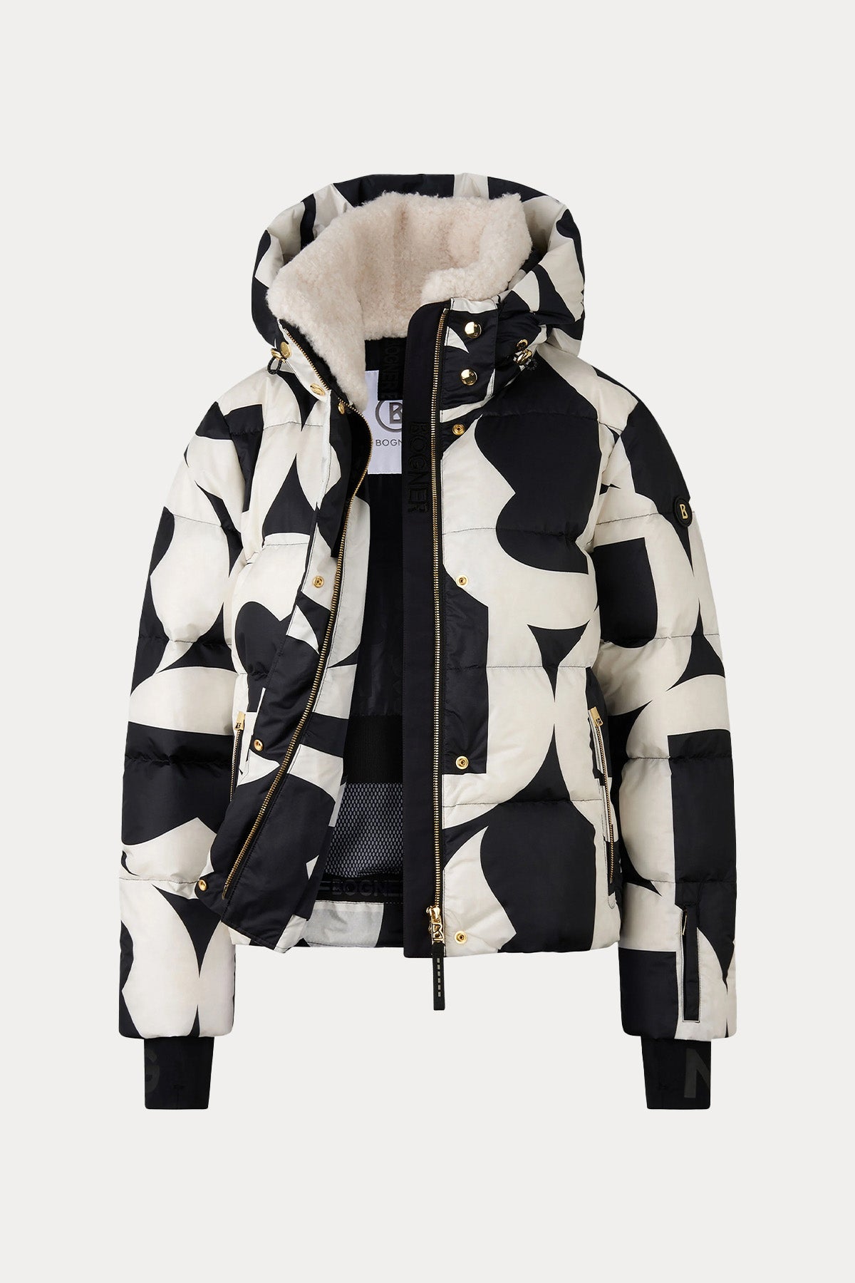 Bogner Maja Yakası Kürklü Puffer Kayak Montu