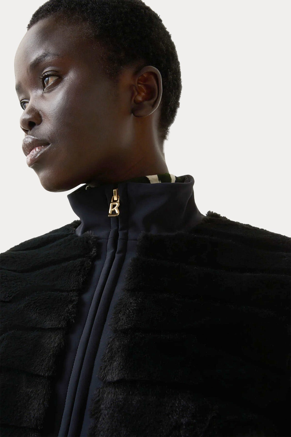 Bogner Katniss Dik Yaka Peluş Ceket