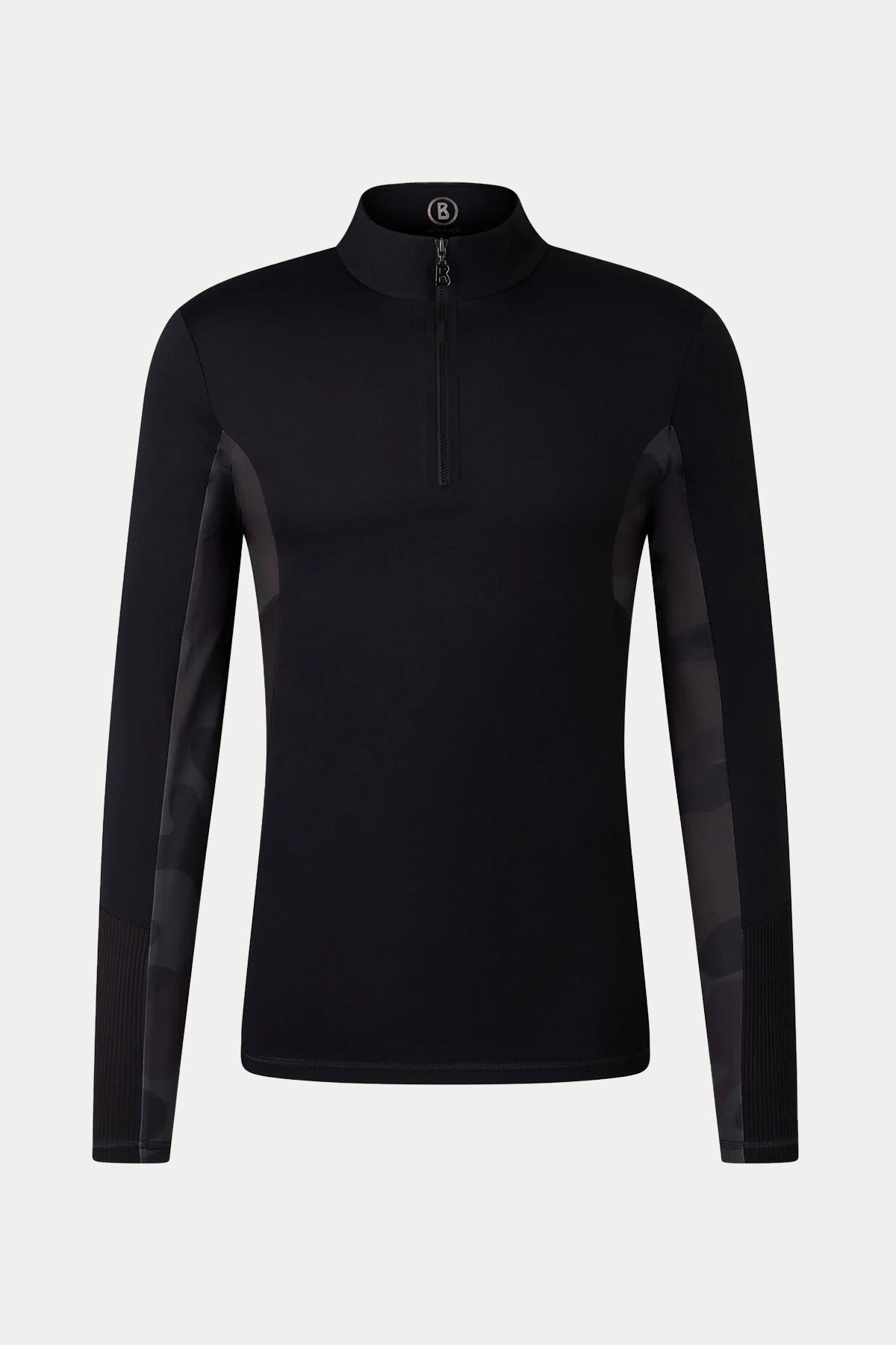 Bogner Florian Dik Yaka Kamuflaj Desenli Streç Termal İçlik