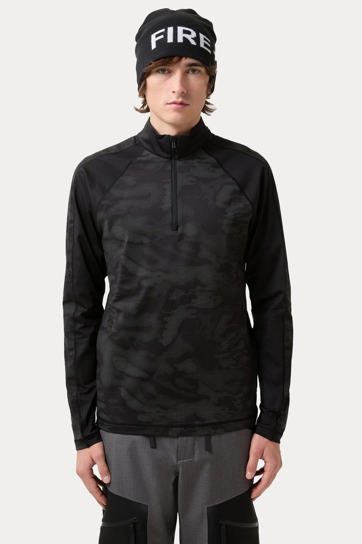 Bogner Premo Fire Ice Dik Yaka Kamuflaj Desenli Streç Termal İçlik