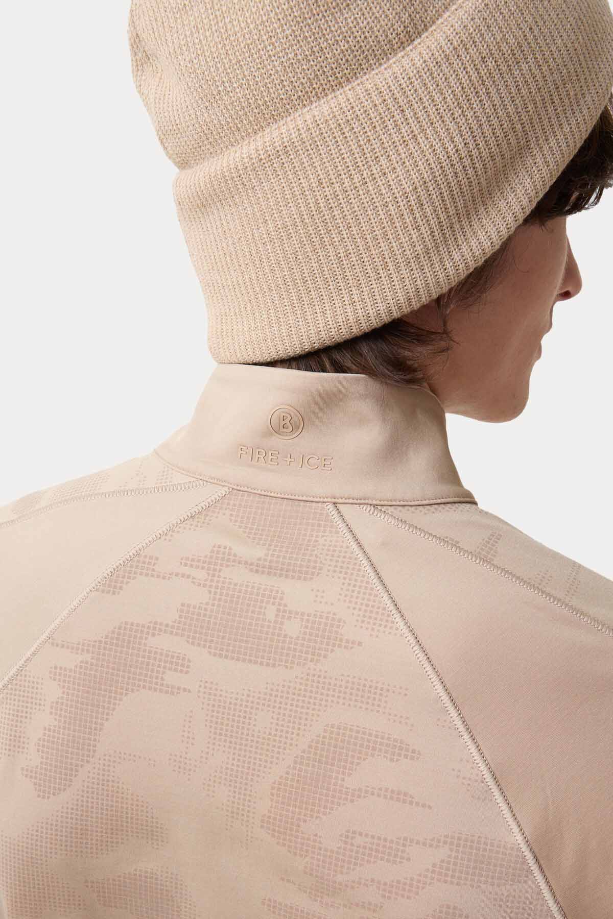 Bogner Premo Fire Ice Dik Yaka Kamuflaj Desenli Streç Termal İçlik