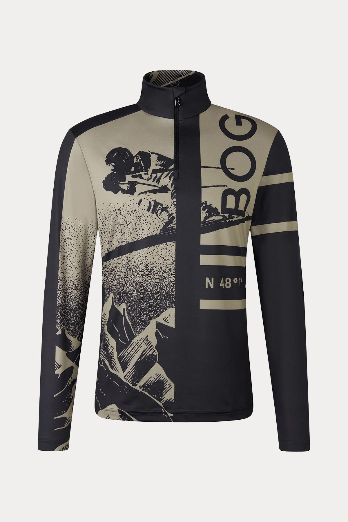 Bogner Verti Dik Yaka Streç Termal İçlik