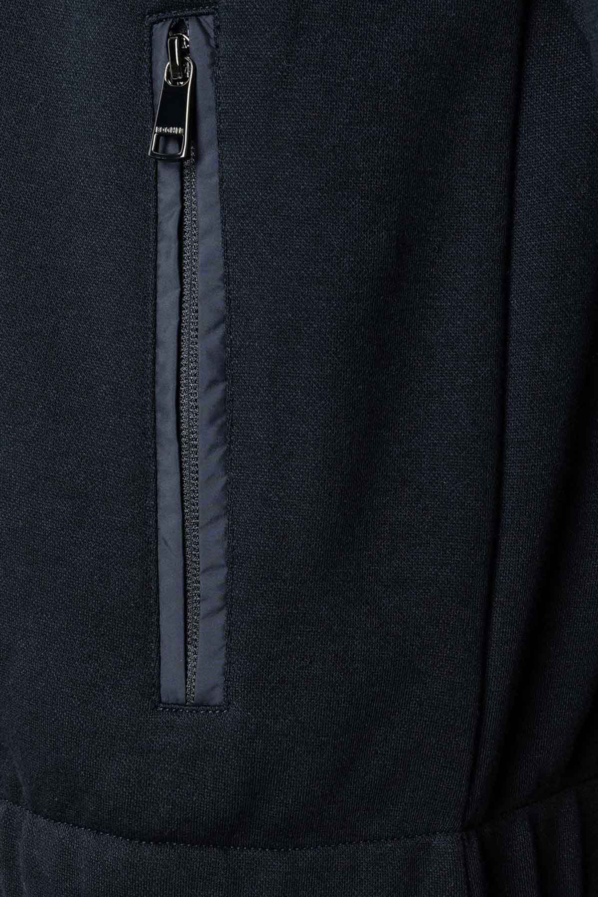 Bogner Jeremy Dik Yaka Streç Sweatshirt Ceket