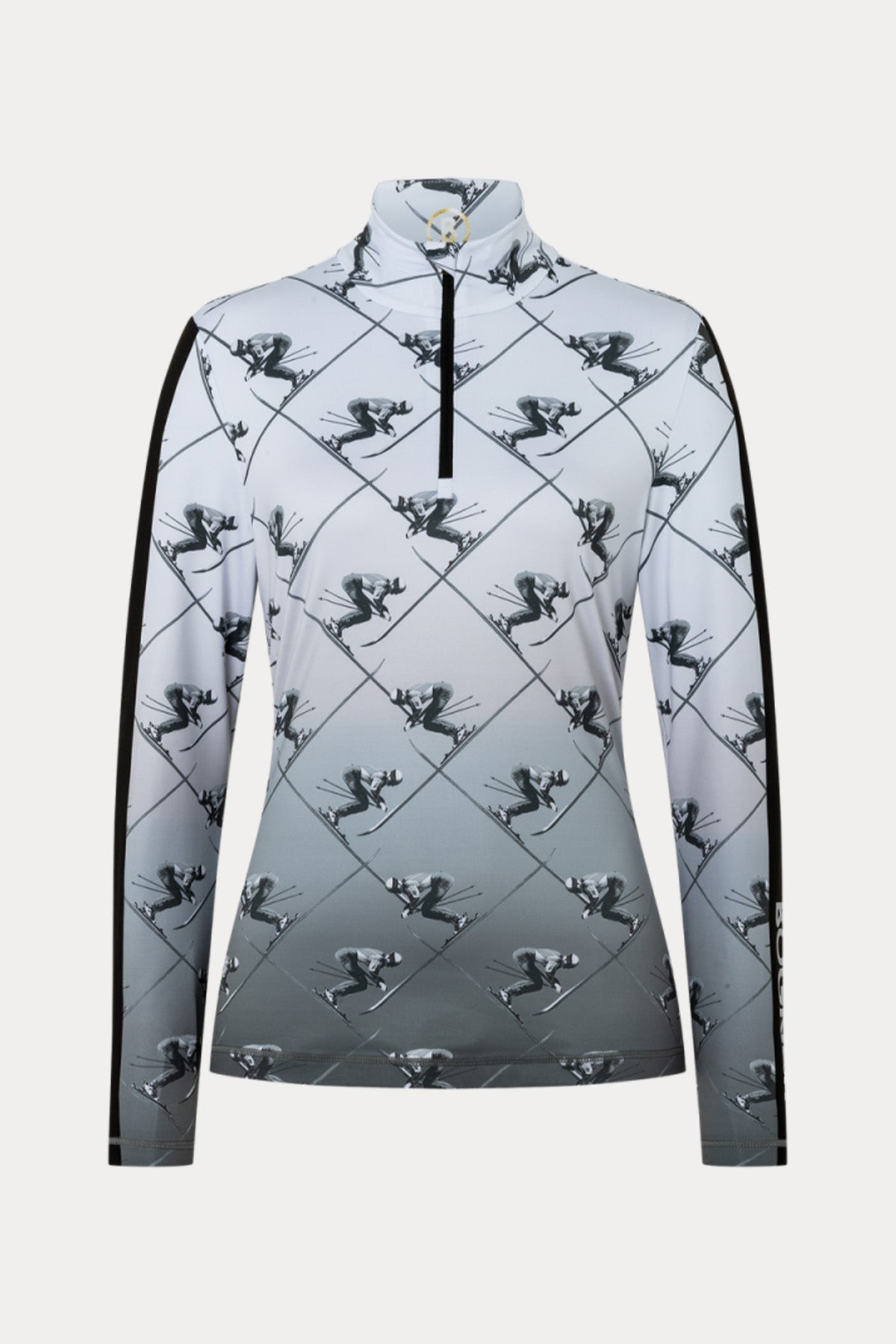 Bogner Beline Dik Yaka Kayak Temalı Streç Termal İçlik