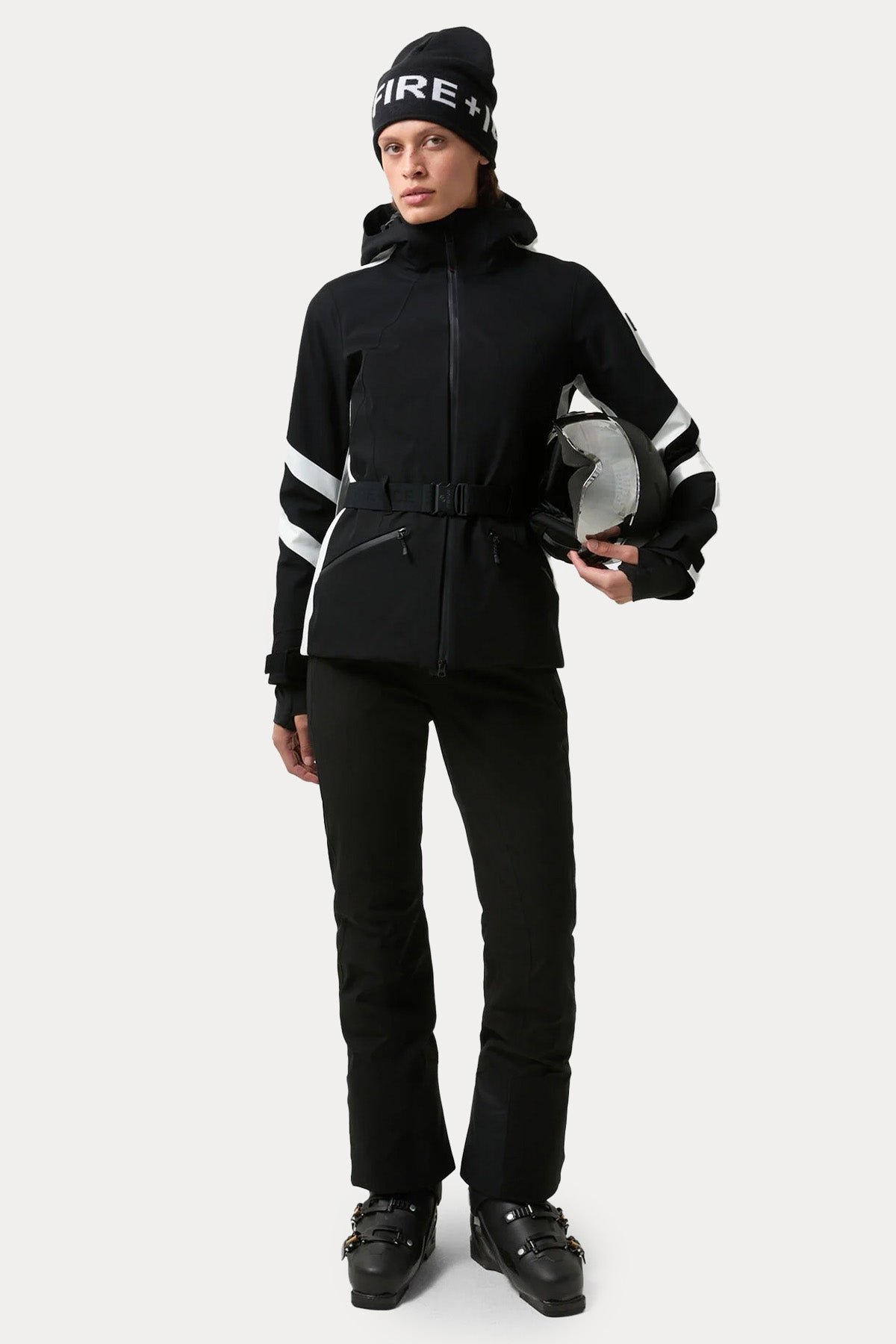 Bogner Fire Ice Moia Kemerli Kapüşonlu Streç Kayak Montu