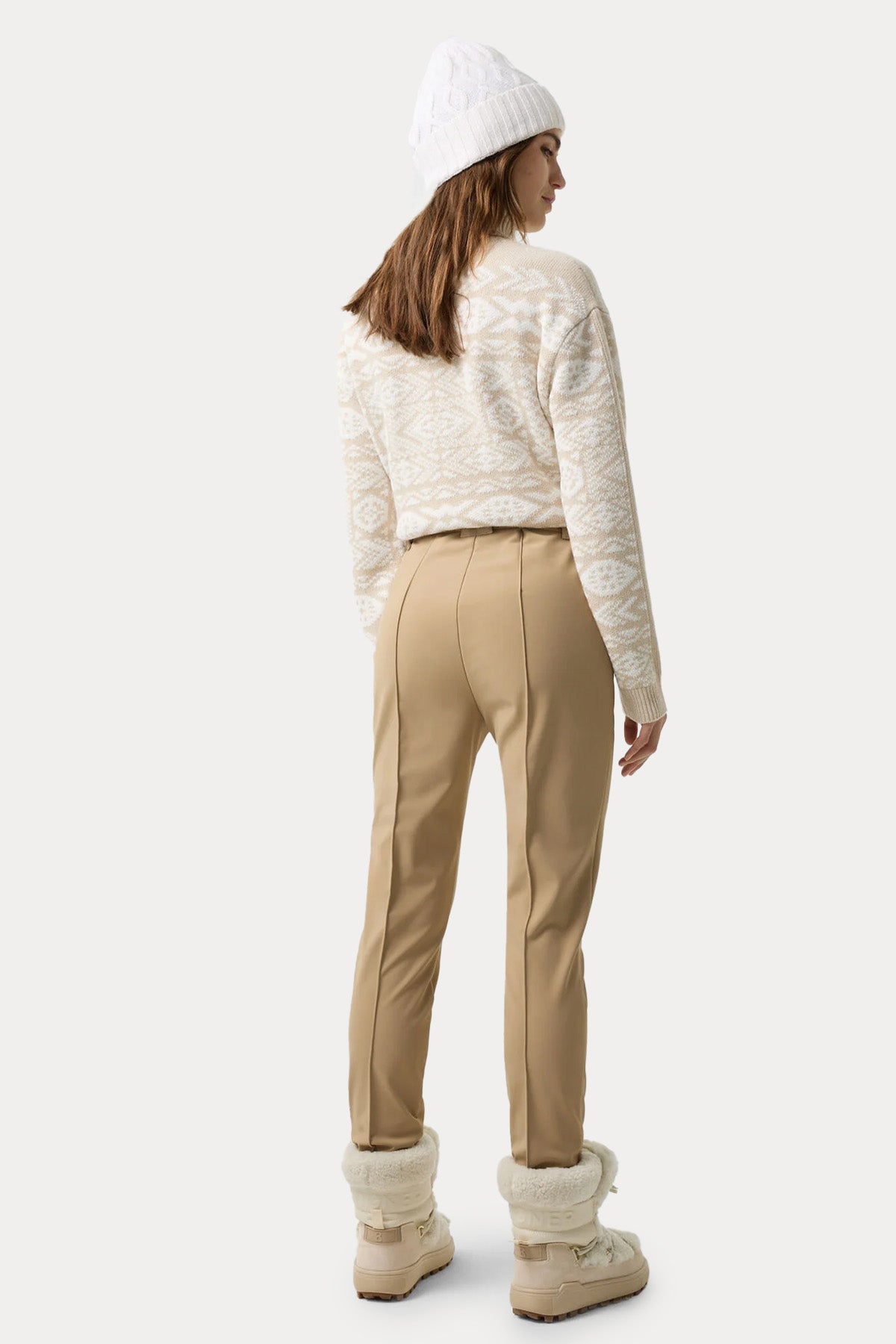 Bogner Eirin Slim Fit Kemerli Şardonlu Streç Füzo Pantolon