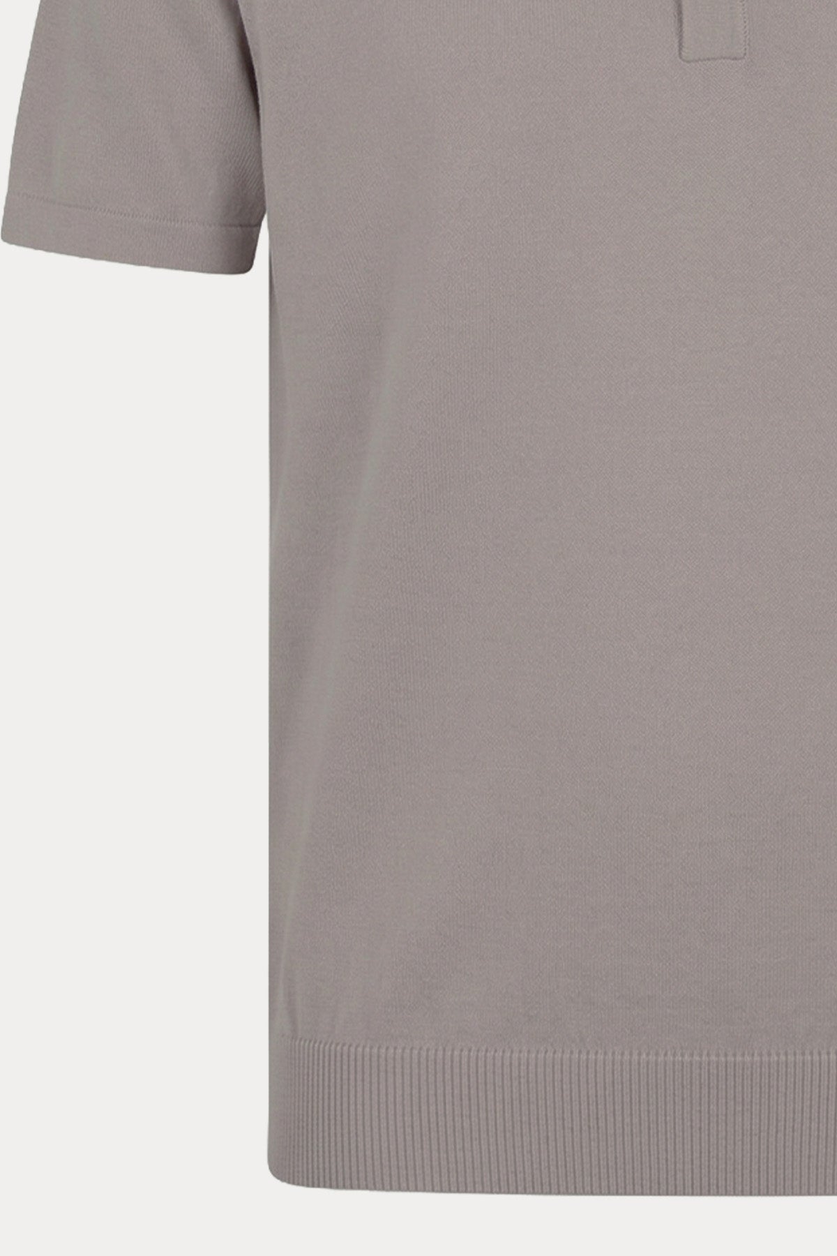 Manifattura İnce Örgü Polo Yaka T-shirt-T-shirt-Libas