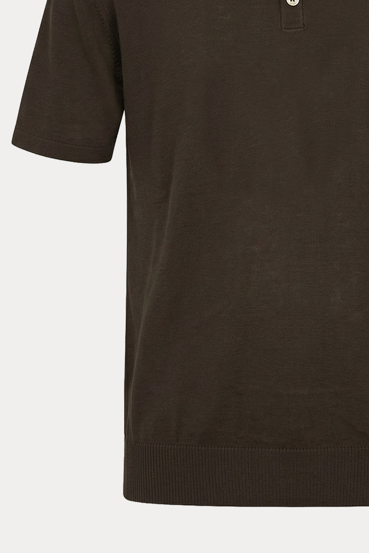 Manifattura İnce Örgü Polo Yaka T-shirt-T-shirt-Libas