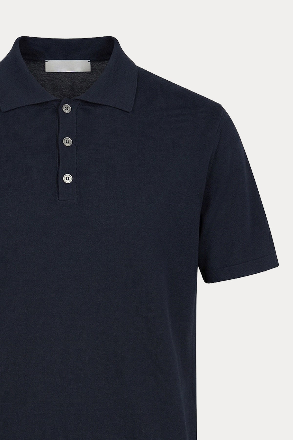 Manifattura İnce Örgü Polo Yaka T-shirt-T-shirt-Libas