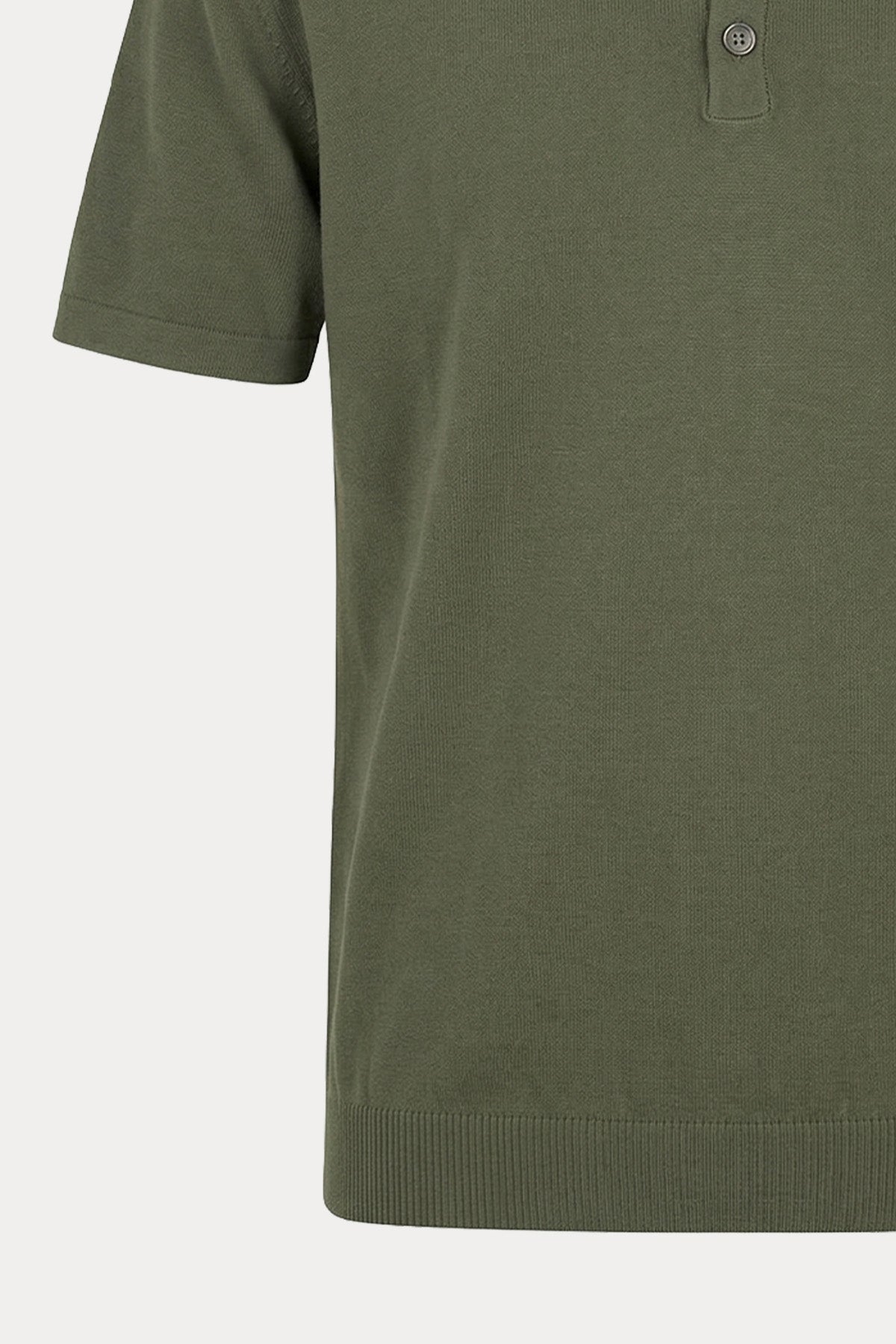 Manifattura İnce Örgü Polo Yaka T-shirt-T-shirt-Libas