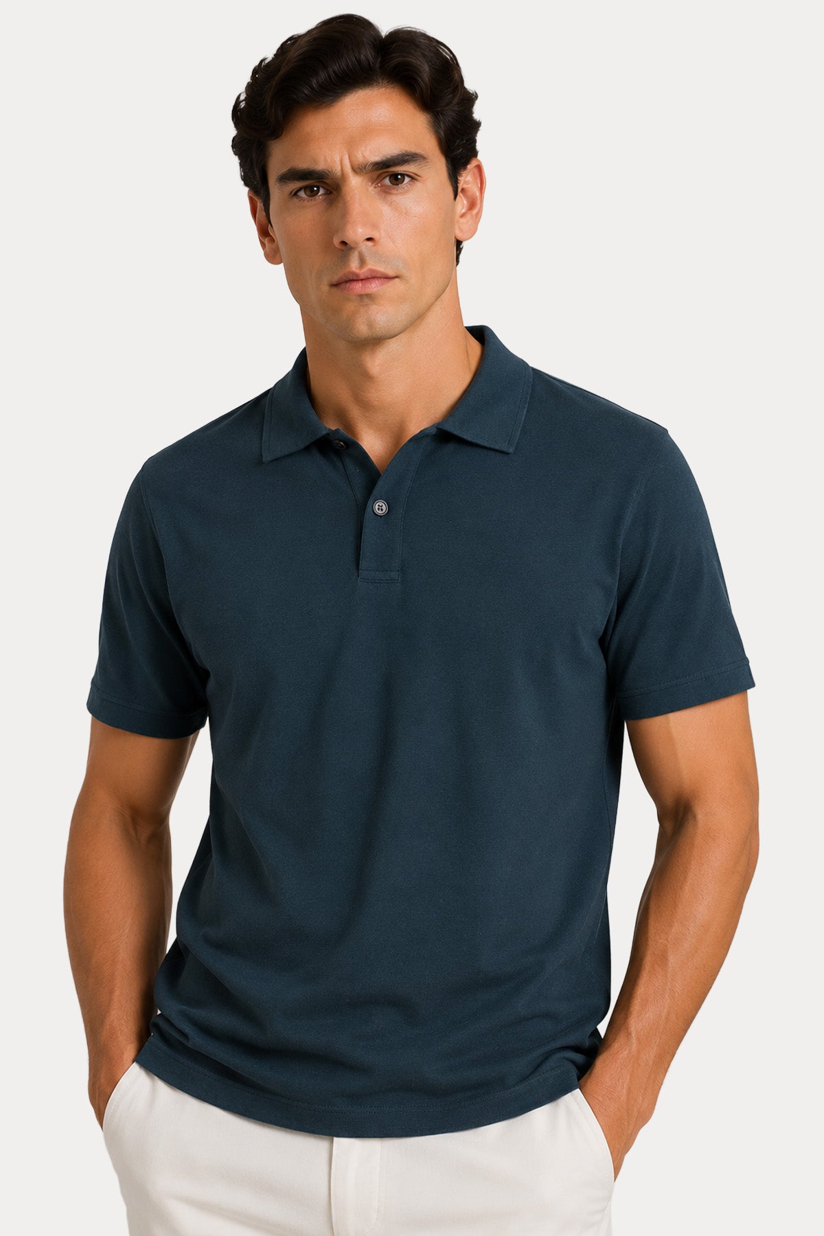 Manifattura Regular Fit Polo Yaka T-shirt