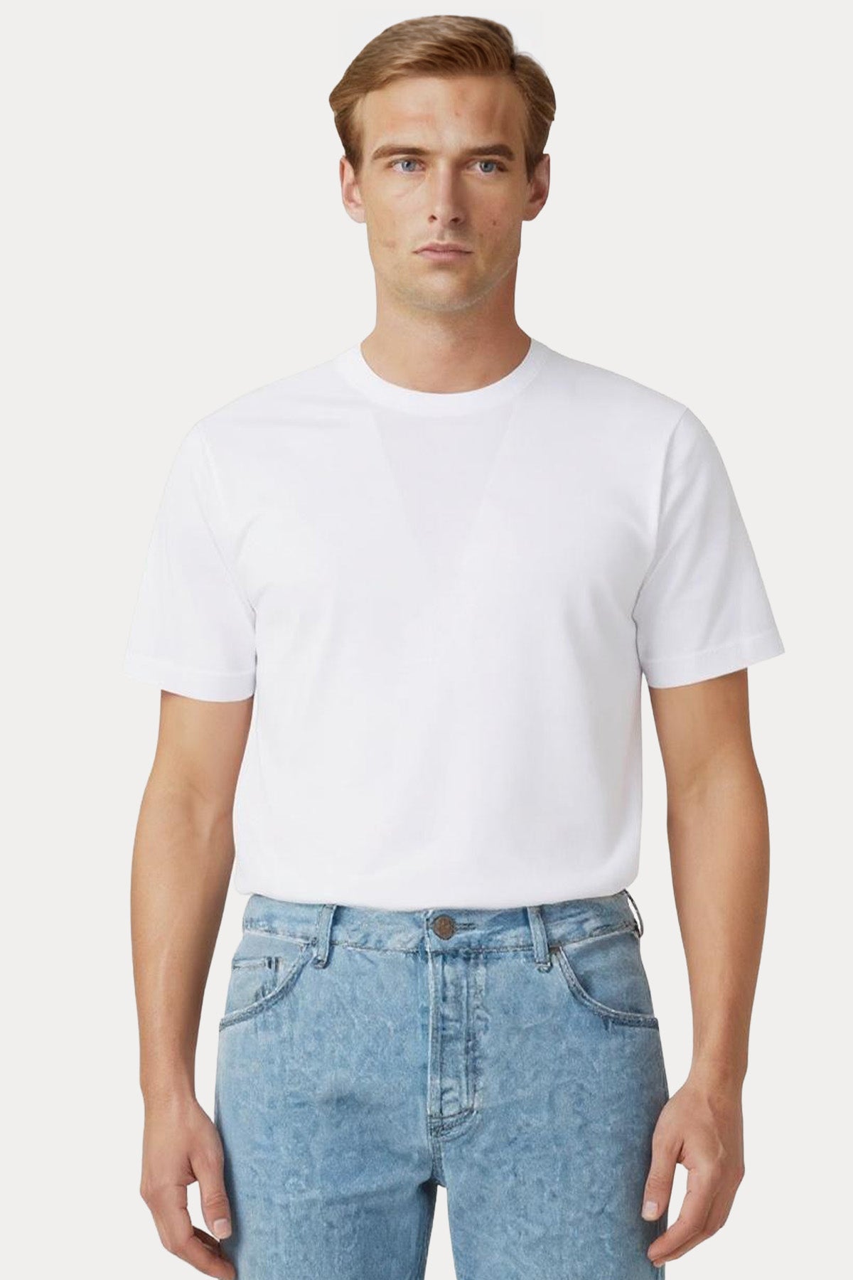 Manifattura Regular Fit Yuvarlak Yaka Streç T-shirt