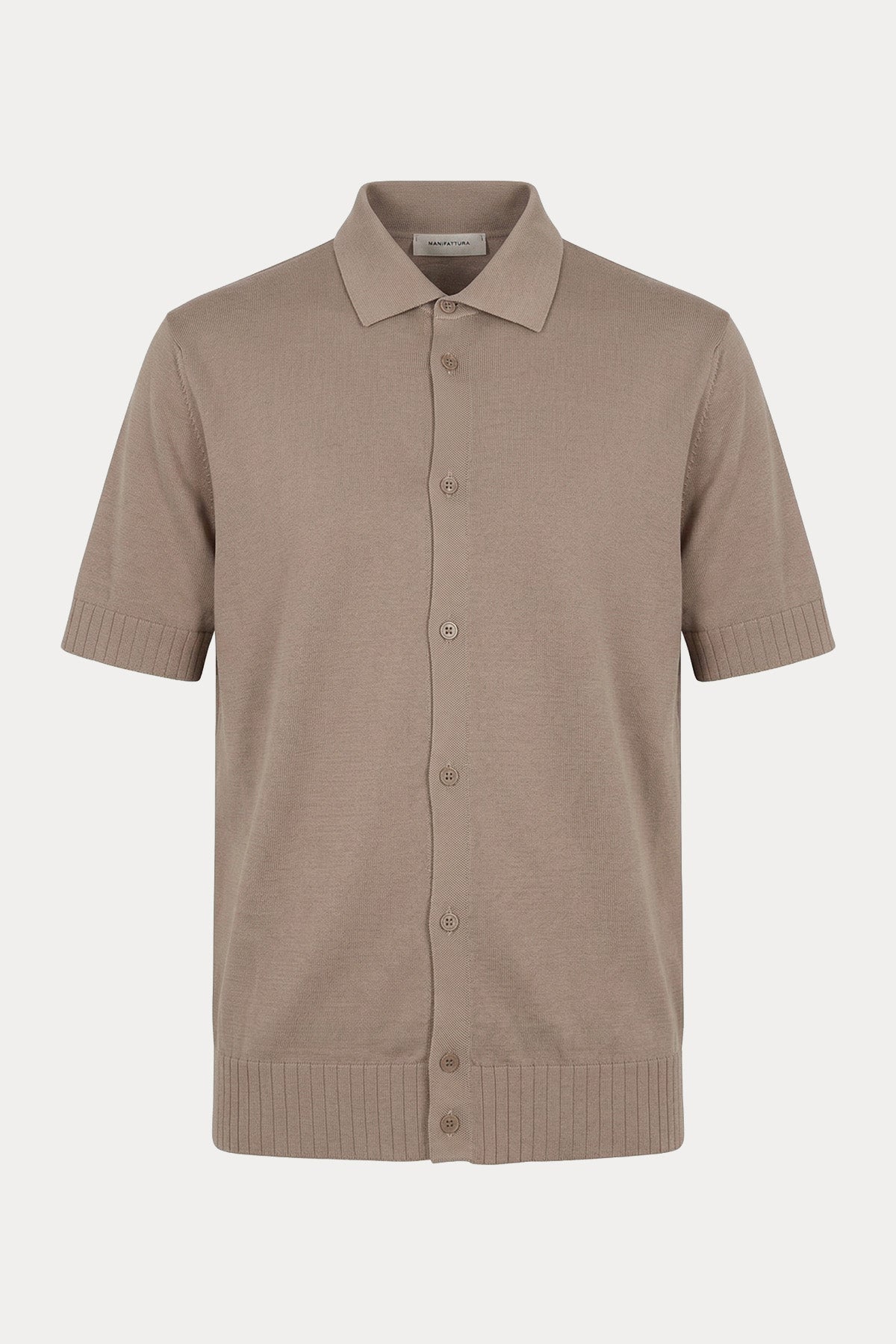 Manifattura Regular Fit Örgü Triko Gömlek
