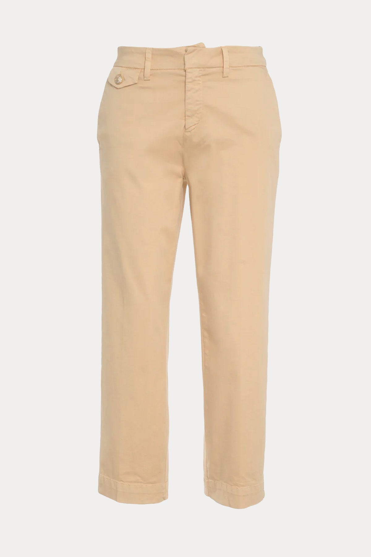 Liu Jo Straight Fit Crop Paça Streç Pantolon